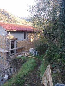 construcción casa en parada do sil