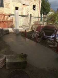 apertura entrada finca