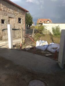 apertura entrada finca